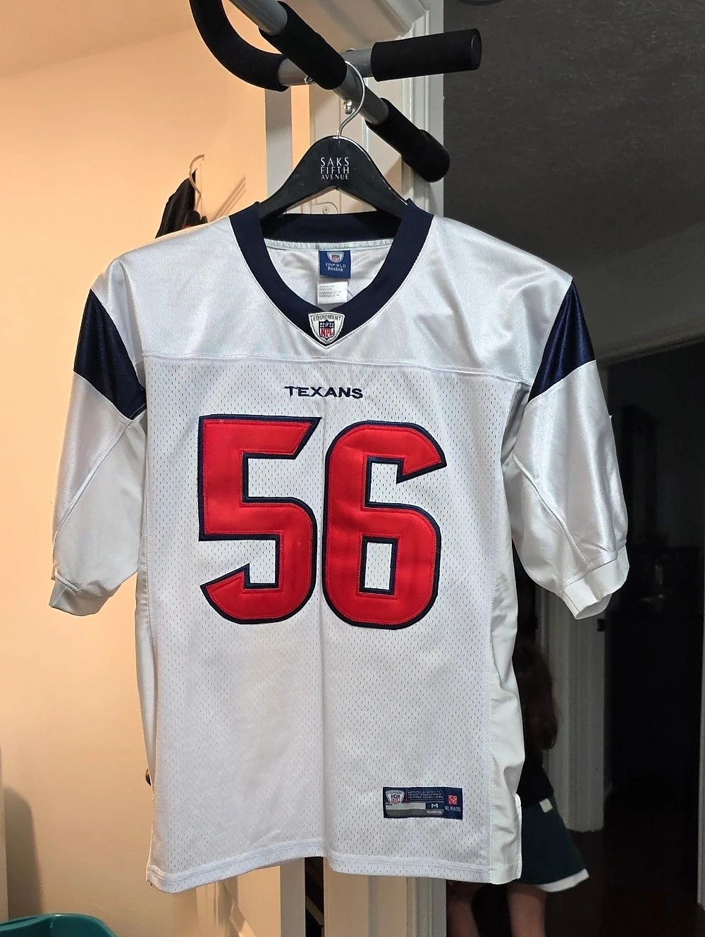Houston Texans Brian Cushing Autographed NFL Equipment Jersey Kids/Woman.